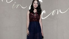 Song Ji Hyo attends the Burberry Seoul Flagship Store Opening Event on October 15, 2015 in Seoul, South Korea.