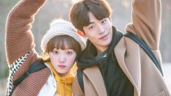 Nam Joo-Hyuk and his co-star Lee Sung-Kyung in the drama “Weightlifting Fairy Kim Bok-Joo.” 