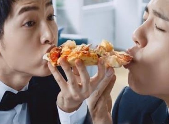 Song Joong Ki & Park Bo Gum 2016 Domino's Pizza CF