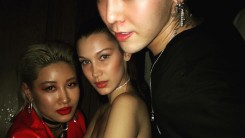 G-Dragon, Bella Hadid, and Yoon Ambush at 