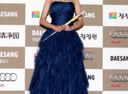  Actress Ko A-Ra attends the 33rd Blue Dragon Film Awards at Sejong center on November 30, 2012 in Seoul, South Korea.