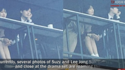 Suzy and Lee Jong Suk were looking friendly and close for filming 