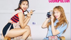 Cosmic Girls' Cheng Xiao And SISTAR's Bora Showed Off Their Charm And Hobbies In Cosmopolitan Photoshoot