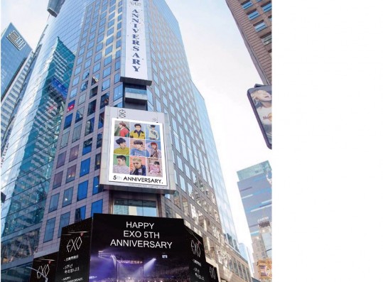 EXO Times Square Billboard