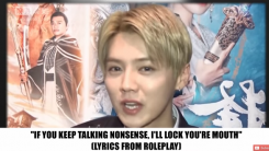 Luhan gave his respond towards false rumor spread by Zhou Wei.