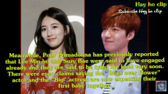 Lee Min Ho is rumored to split with Suzy due to his enlistment in May.