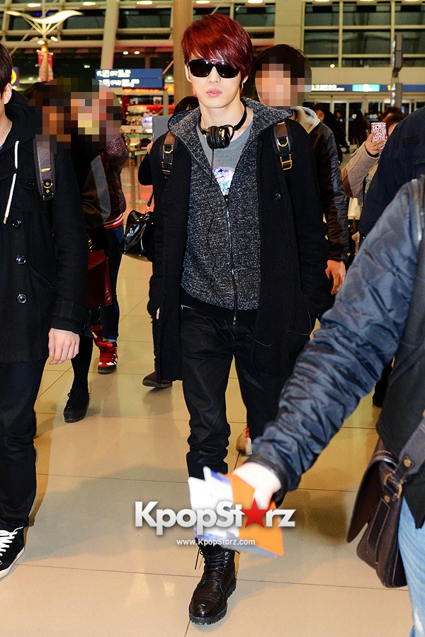 Airport Fashion: Kim Jae Joong Leaving for Fan Meeting in Bangkok ...