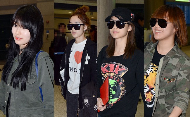 Airport Fashion: Miss A Return to Korea Concluding Show Case in ...