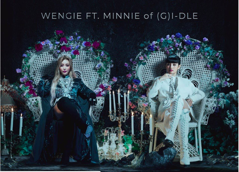 Wengie and (G)IDLE's Minnie album cover released