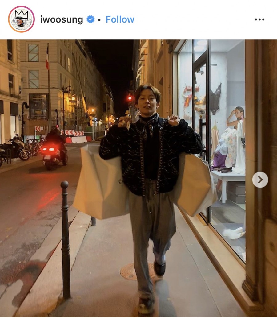 The Rose's Kim Woosung And Lee Yu-bi Presumably In Paris Together