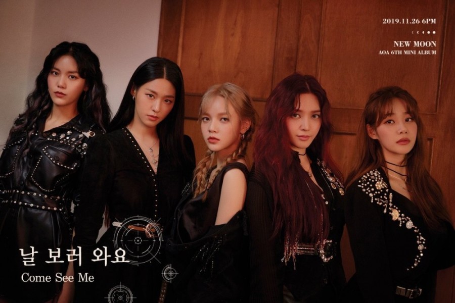 AOA released a schedule for their "New Moon" mini-album comeback