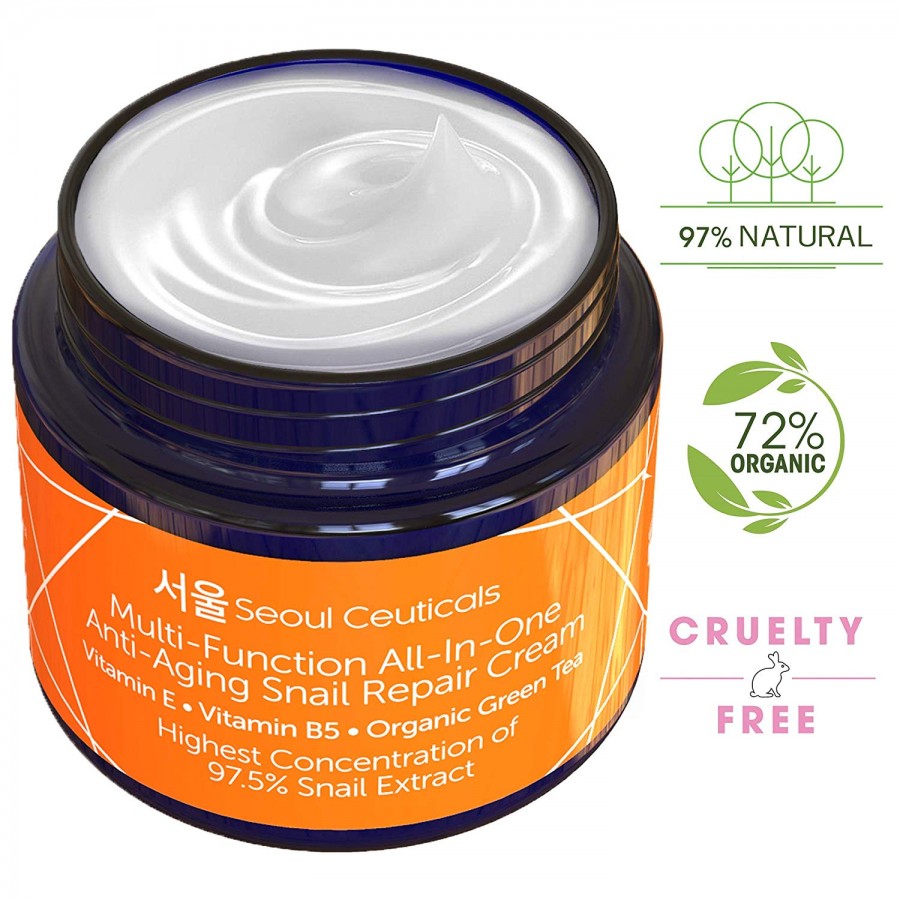 Get Plumper Cheeks And Younger Looking Face Only $16 With Seoul Ceuticals' Snail Repair Cream