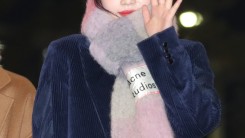 Red Velvet Joy, warm with one scarf