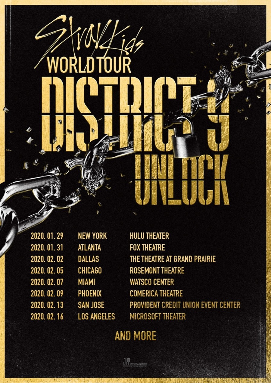 Stray Kids To Embark on First-Ever World Tour ‘District 9 : Unlock’!