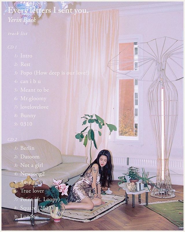 Baek Yerin first album wins the top chart after being on her own