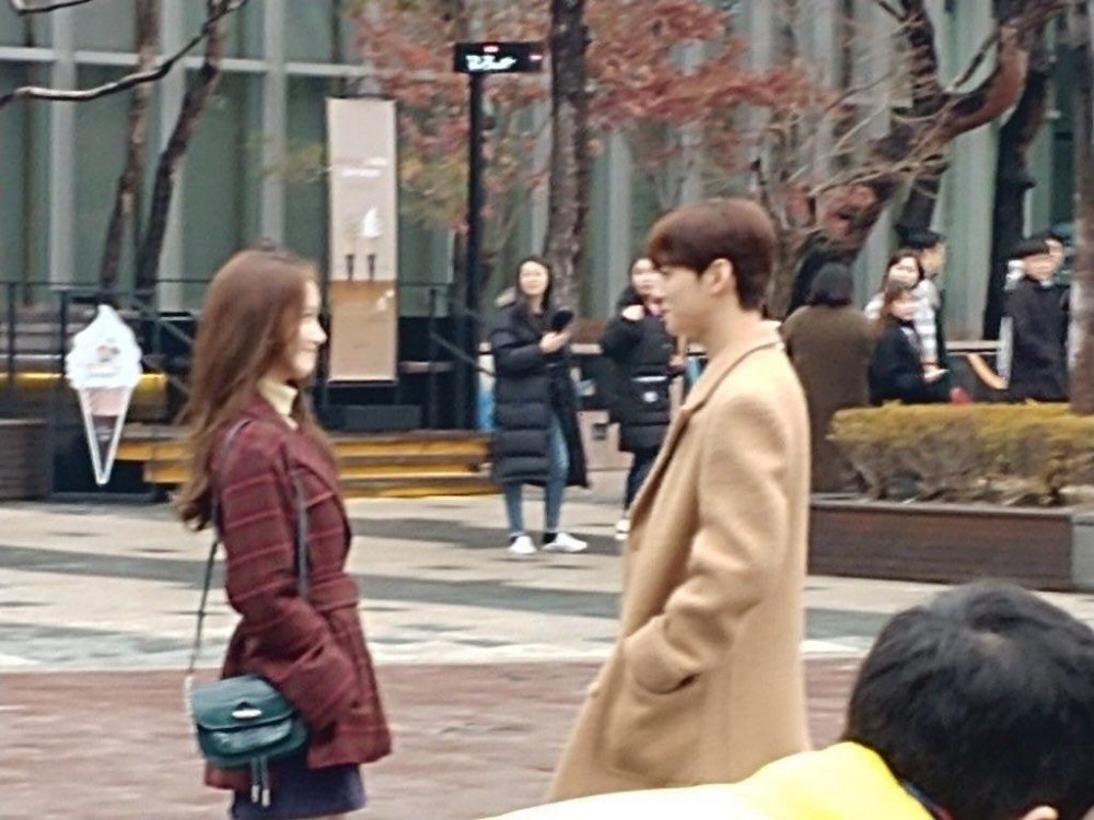 Girls Generation YoonA and ASTRO Cha Eun Woo Spotted Filming