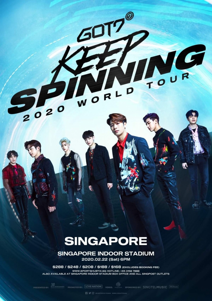 Global Sensation GOT7 Spins Their Way Into Singapore This February!