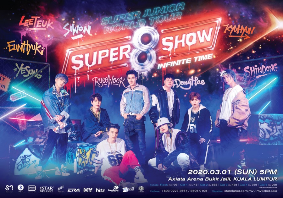 Super Junior World Tour: Super Show 8’ in Kuala Lumpur