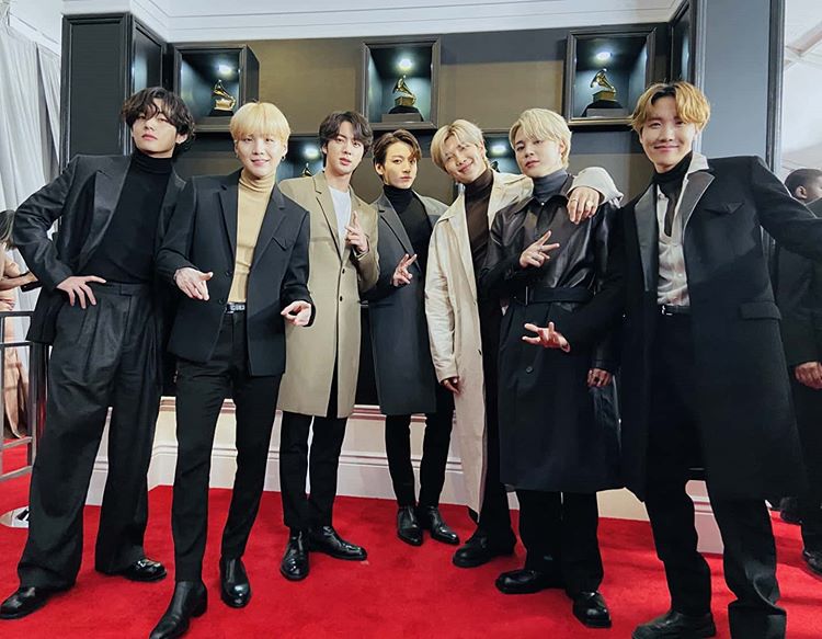 BTS Unveils Grammy Selfie "Thanks ARMY For Giving Incredible Opportunity"