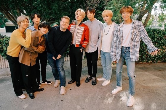 'Global Trend' BTS, 'James Gordon Show' in the United States