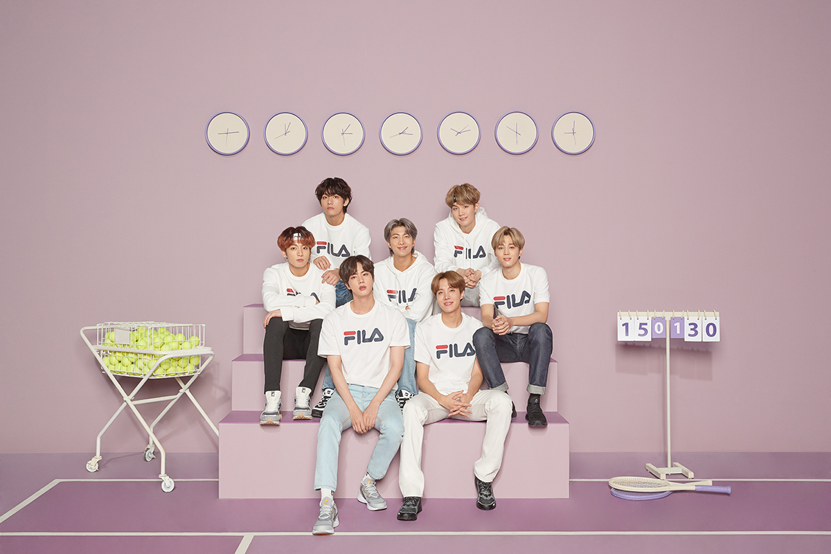 BTS x FILA Items are Now Available in | KpopStarz
