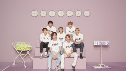 BTS x FILA Item are Now Available in Taiwan