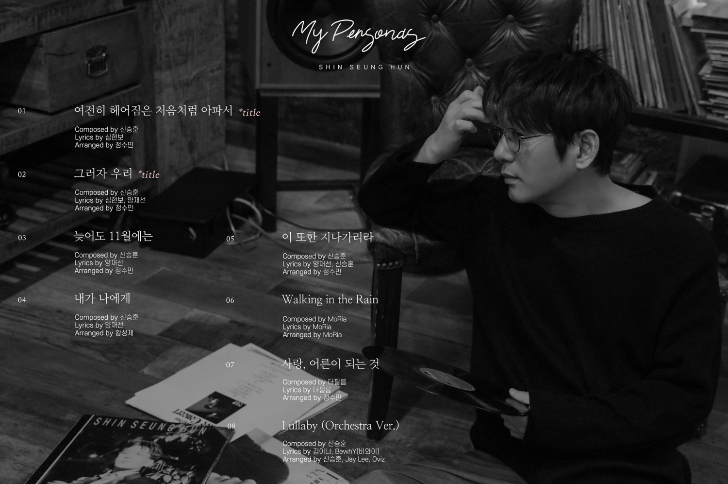 Shin Seung Hun, 30th anniversary of debut, reveals track list of 'My Personas'