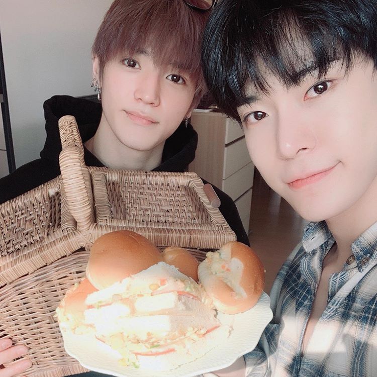 NCT 127's Taeyong, Doyoung Enjoy Indoor Picnic Together