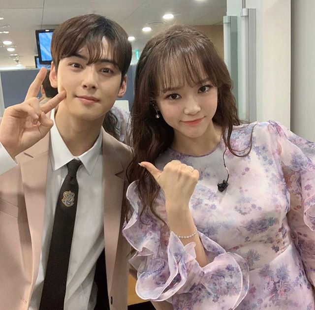 Gugudan's Sejeong, ASTRO's Cha Eun-woo Overflow with Visuals in One Frame