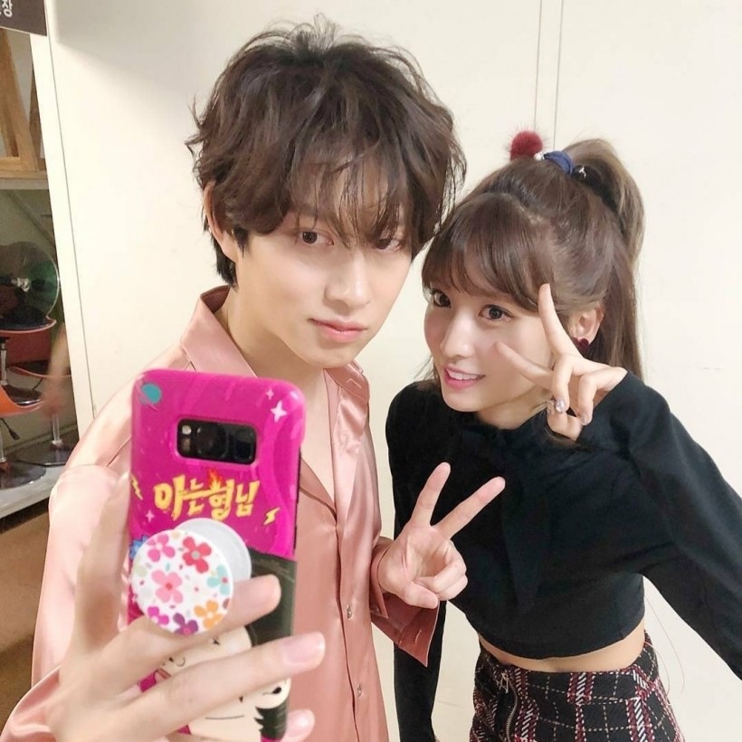 Times TWICE Momo and Super Junior Heechul Choose Each Other