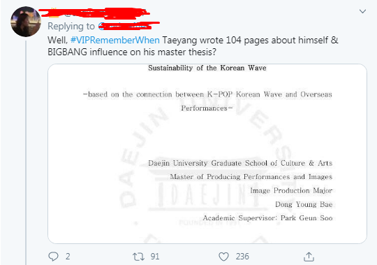 BIGBANG Who have Master's Degrees