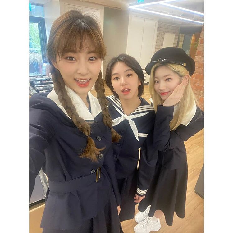 Twices Dahyun Tzuyu And Chaeyong Look Charming In Old School Uniform