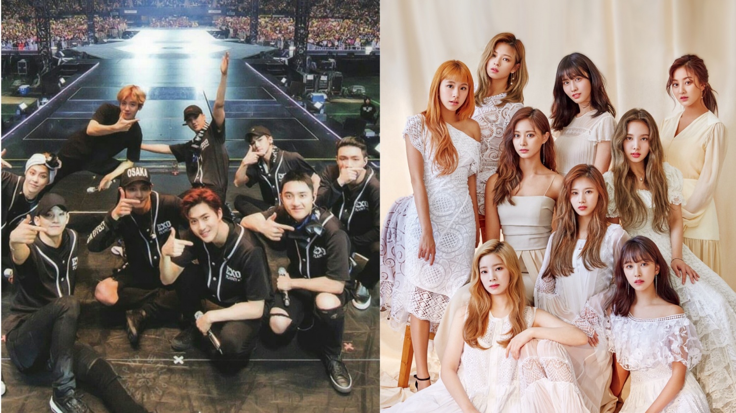 Look Exo And Twice Reign As April S Donation Angels Kpopstarz