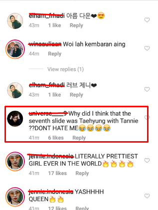 Who is The Guy on Jennie Kim's Instagram Update