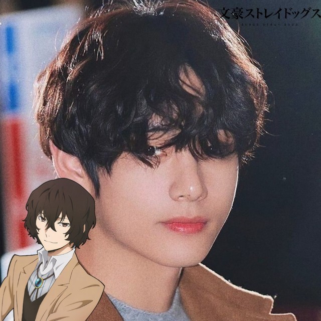 BTS V Trends for Being a Real-life Anime Character + Fans uploaded Comparative Photos