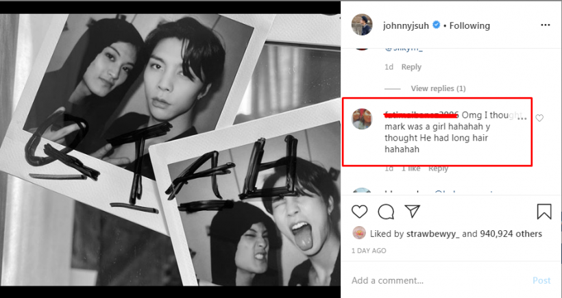 NCT 127 Johnny's Instagram Update Made Fans Thought He Was With a Girl
