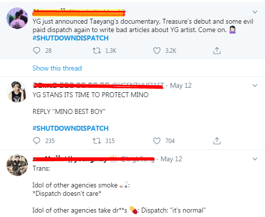 Netizens Angry Over Dispatch:  #SHUTDOWNDISPATCH Trends on Twitter