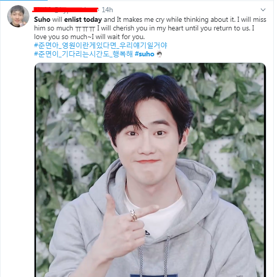 EXO Suho Enlists in Military Today + See How Fans React