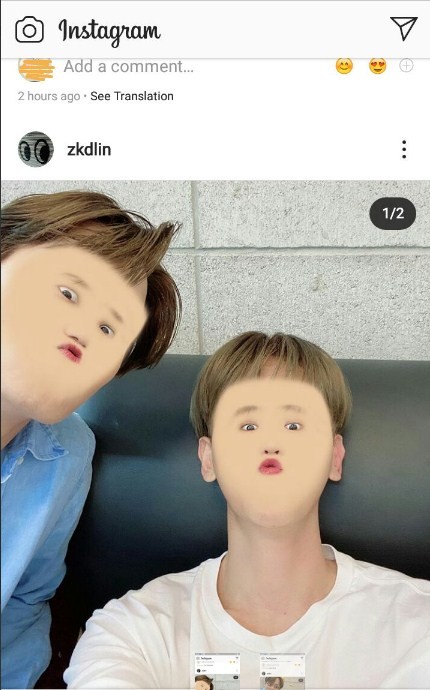 EXO Kai and Baekhyun Share Hilarious Instagram Updates