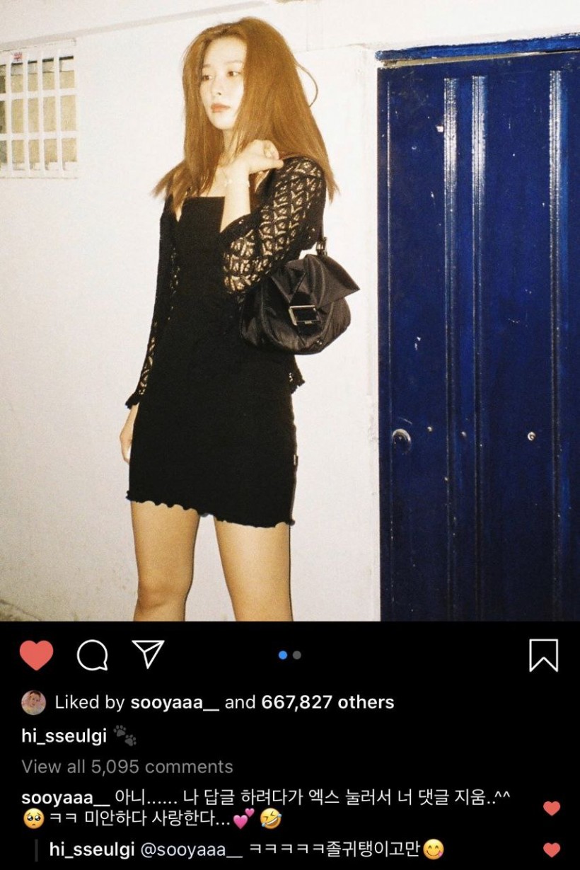 Jisoo Seulgi Instagram