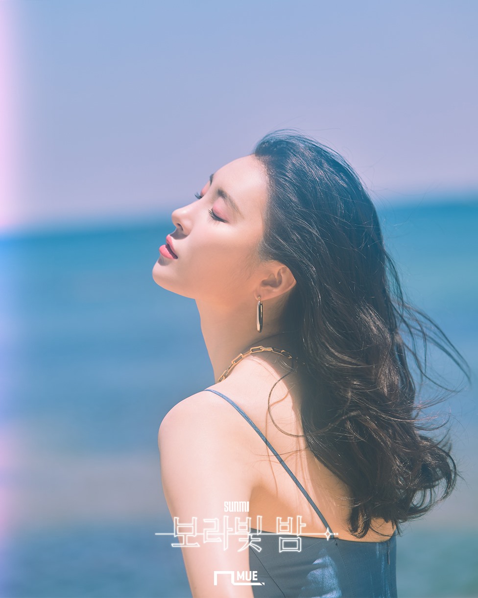 Sunmi, cool beauty explosion visual, New song 'Purple Night' teaser