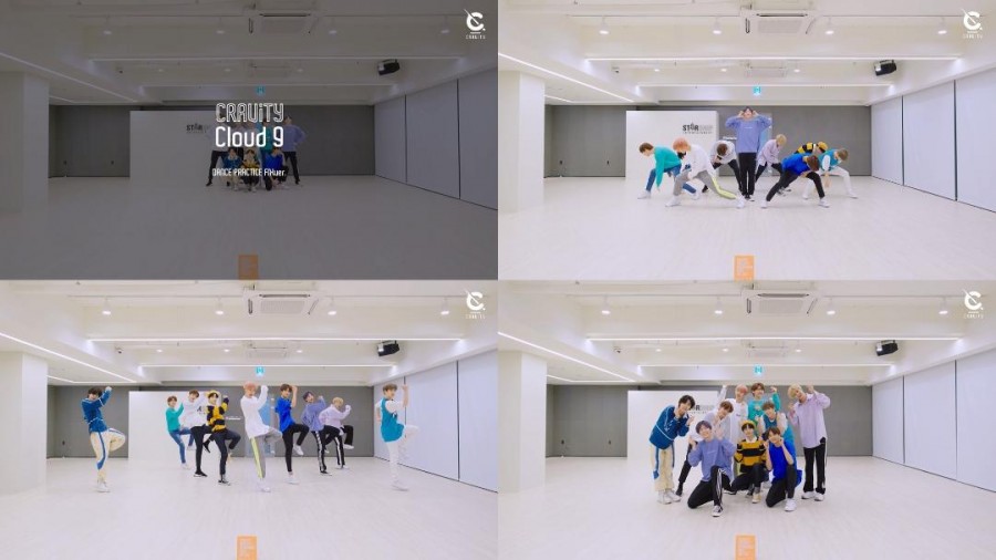 CRAVITY Unveils Fun and Refreshing Dance Practice Video for "Cloud 9"