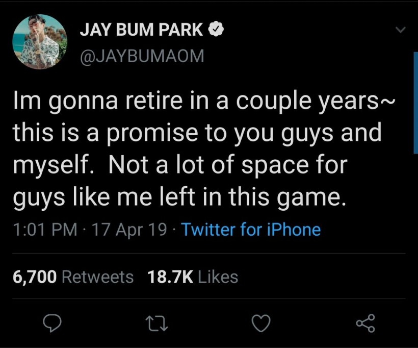 jay park retirement