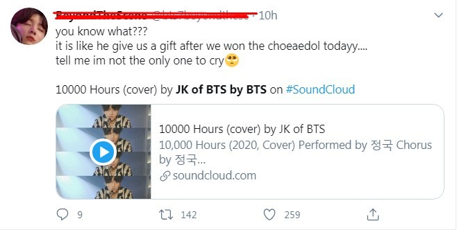 BTS Jungkook Covers 1000 Hours Dan Shay and Justin Beiber