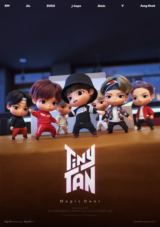 BTS unveils seven characters 'TinyTAN' that opened the magic door