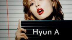 Hyun-a releases 'sexy beauty' with leather pants + tank top