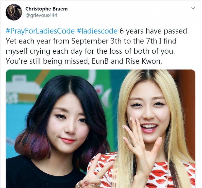 Fans Remember the Ladies Code Rise's 6th Death Anniversary
