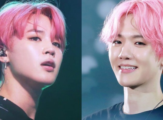 These Male Idols With Pink Hair Look Like Walking Cherry Blossoms