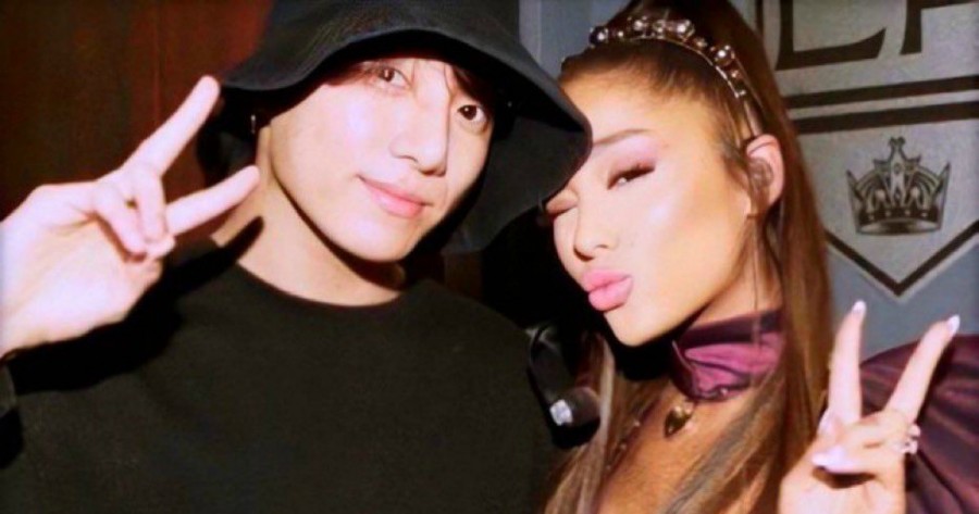 Fans Suspect a BTS Jungkook and Ariana Grande Collaboration May Be In The Works