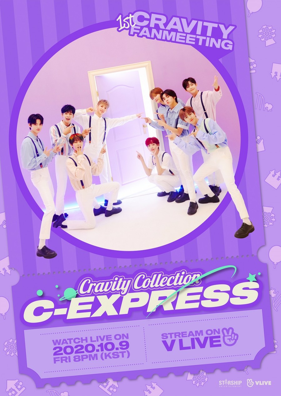 CRAVITY To Hold Its First Online Fan Meeting "C-EXPRESS" In October